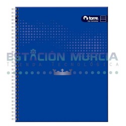 Cuaderno Universitario Liso Caligrafía Horizontal Torre 100 Hojas