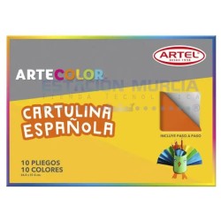 Estuche Cartulina Española Artel | 10 Colores Vibrantes | Alta Calidad