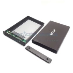 Cofre Porta Disco Duro 2,5" SATA HDD y SSD USB 2.0 | Aluminio