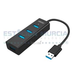 Mini Hub USB 3.1 de 4 Puertos | Expansión USB | Velocidad SuperSpeed