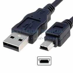 Cable USB 2.0 a Mini USB 5 Pines 1.8 mts | Conecta Dispositivos