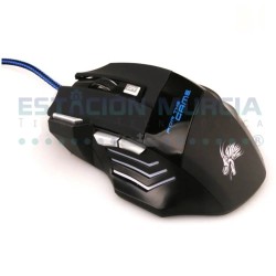 Mouse Gamer USB 7 Botones 3600 DPI | Precisión | Control | Iluminación