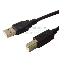 Cable para Impresora USB B Macho a USB A Macho 1.8m | Disco duro