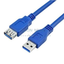 Cable de Extensión USB 3.0 Macho a Hembra 1.8m | Alta Velocidad