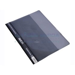 Carpeta Negro Carta Vinil con Sujetador y Acoclip | Organización