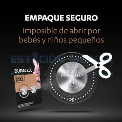 Pilas 2032 Duracell | Litio Duradero | Seguridad para Niños