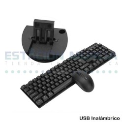 Kit de Teclado y Mouse Inalámbrico USB | Libertad de Movimiento