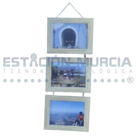 Portafotos | Marcos de fotos | Colgante Pared | 3 Fotos | 13x18cm