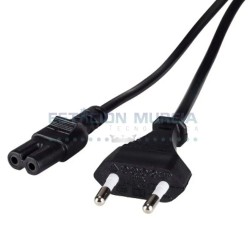 Cable de Poder Universal Tipo 8 (C8) 1.8 Metros | Conector C8 | Impresora
