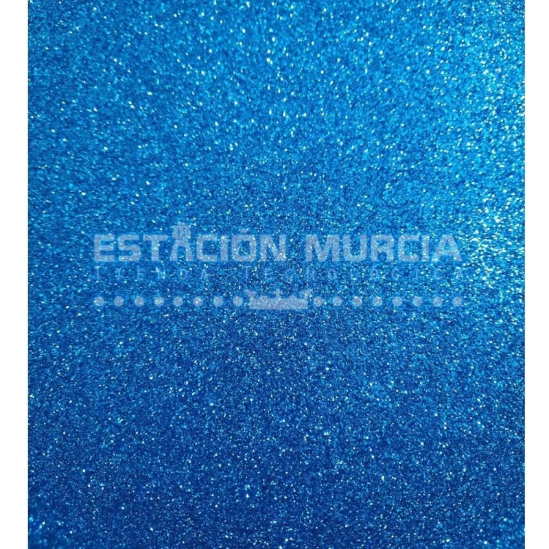 Goma Eva Glitter Azul 20x30cm | Manualidades | Brillo | Azul | Navidad
