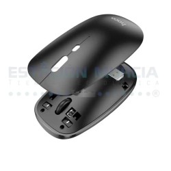 Mouse Inalámbrico Bluetooth y 2.4G Negro | Elegante y Versátil