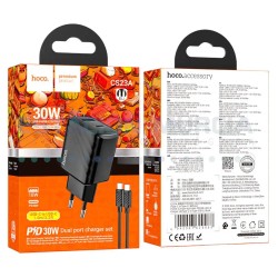 Cargador Rápido 30W USB-C y USB-A + Cable Tipo-C