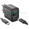 Cargador Rápido 30W USB-C y USB-A + Cable Tipo-C