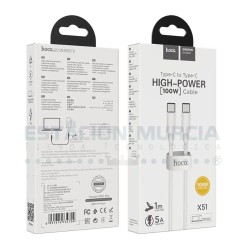Cable Tipo-C a Tipo-C - Carga Ultra Rápida 100W y sincronización de datos