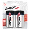 Pilas Alcalinas Energizer MAX D - 10 Años de Energía
