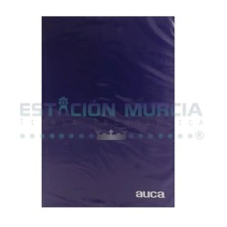 Carpeta Plastificada Oficio Azul Auca - Protección y Archivo