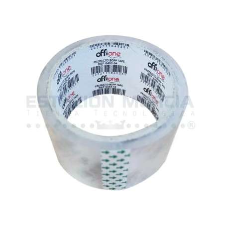Cinta de Embalaje Transparente 48 mm x 40 m Offione - Alta Adherencia