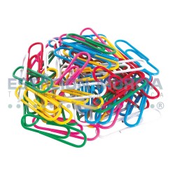 Clips Metálicos Plastificados Adix 33mm Colores 100u
