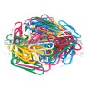 Clips Metálicos Plastificados Adix 33mm Colores 100u