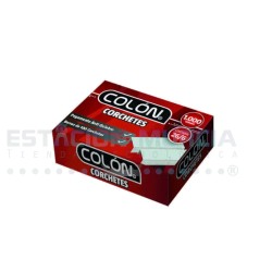 Corchetes Colón N°26/6 - 1000 Unidades para Corcheteras Estándar
