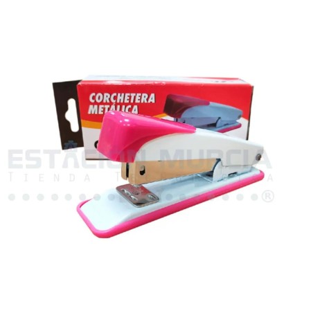 Corchetera Metálica Offione 12cm - Blanco y Rojo