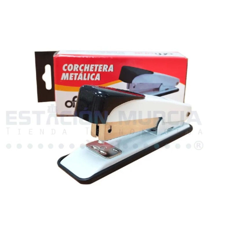 Corchetera Metálica Offione 12cm - Blanco y Negro