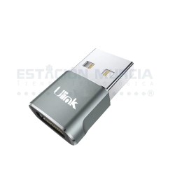 Adaptador USB-C Hembra a USB-A Macho 2.0 Ulink UL-ADCU30