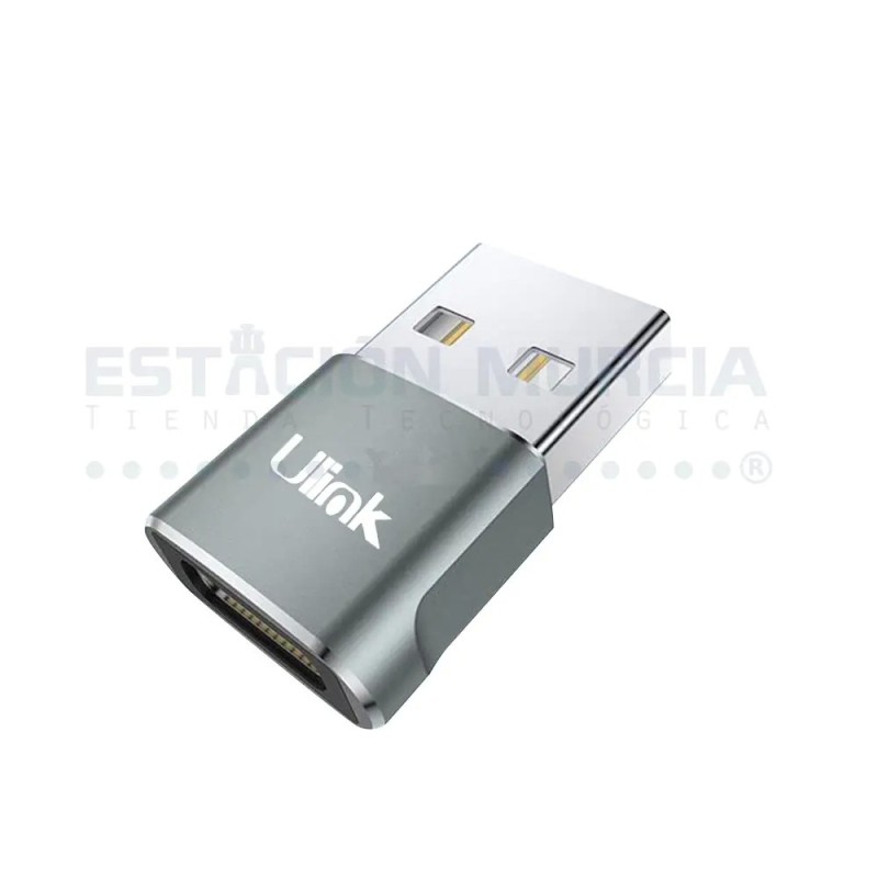 Adaptador USB-C Hembra a USB-A Macho 2.0 Ulink UL-ADCU30