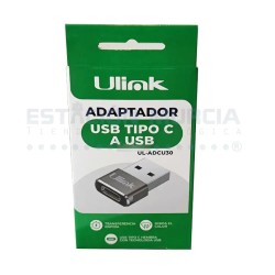 Adaptador USB-C Hembra a USB-A Macho 2.0 Ulink UL-ADCU30