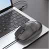 Mouse USB Alámbrico 1200 DPI - Ambidiestro