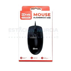 Mouse USB Alámbrico 1200 DPI - Ambidiestro
