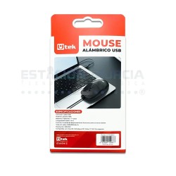 Mouse USB Alámbrico 1200 DPI - Ambidiestro