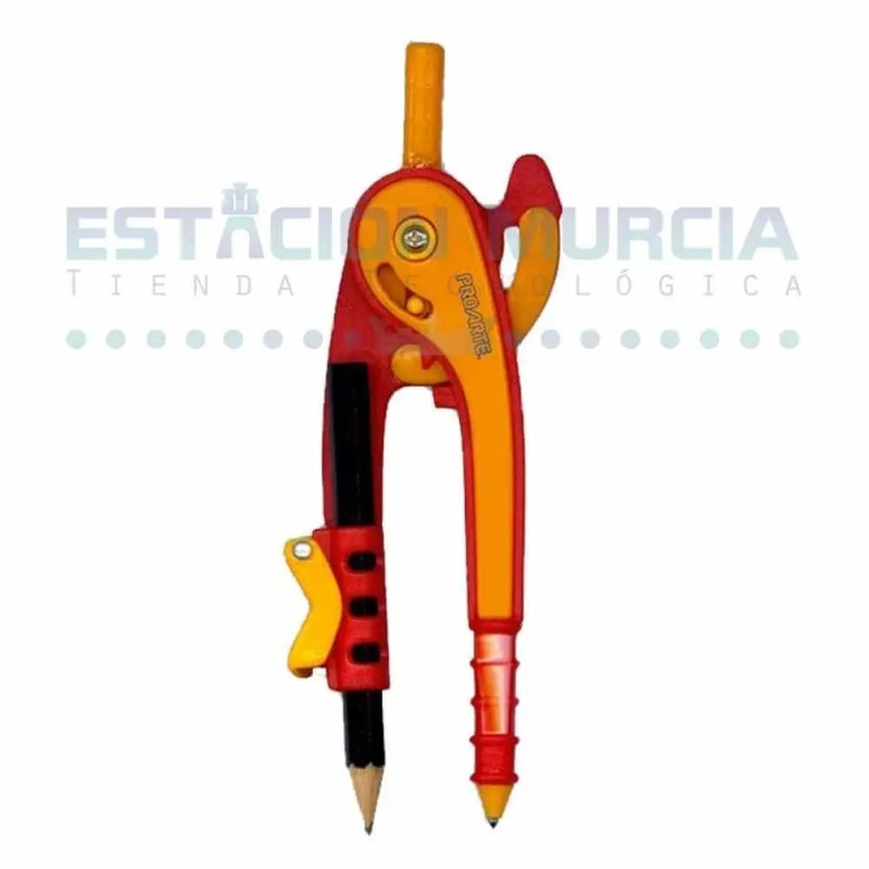 Compás Proarte de Plástico: Perfecto para Uso Escolar