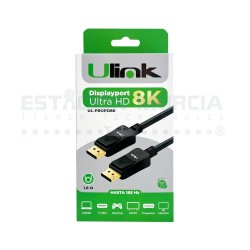 Cable DisplayPort 1.4 - 8K @60Hz, 4K @144Hz - 1.8m