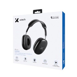 Audífonos Inalámbricos Xtech 40mm Bluetooth y MicroSD - Negro