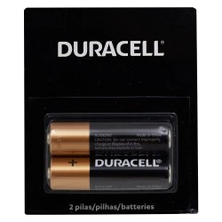 2 Pilas Alcalina AA Duracell | Potencia Duradera | Hasta 10x más que Zinc