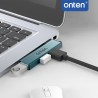 HUB USB. 1 puerto USB 3.0 a 5Gbps y 2 USB 2.0. Windows, Mac y Linux