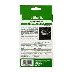 Adaptador USB Wi-Fi AC600 Dual Band Ulink - 5GHz y 2.4GHz.