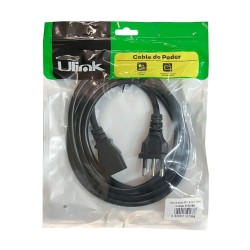 Cable de Poder Universal PC Ulink 1.8m - Conector C13 220V